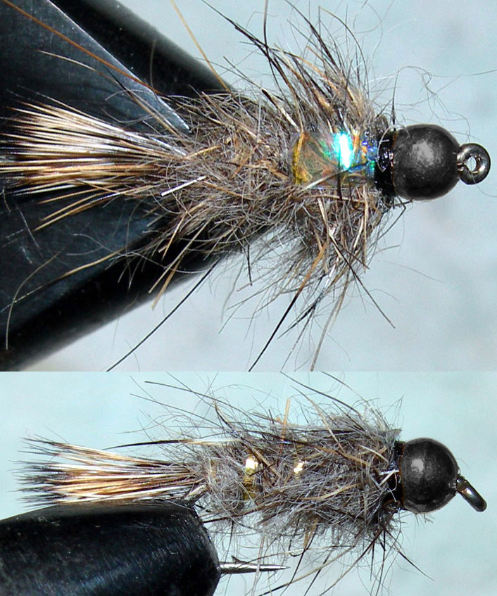 Blackbead Goldribbed Hares Ear Flashback trout fly