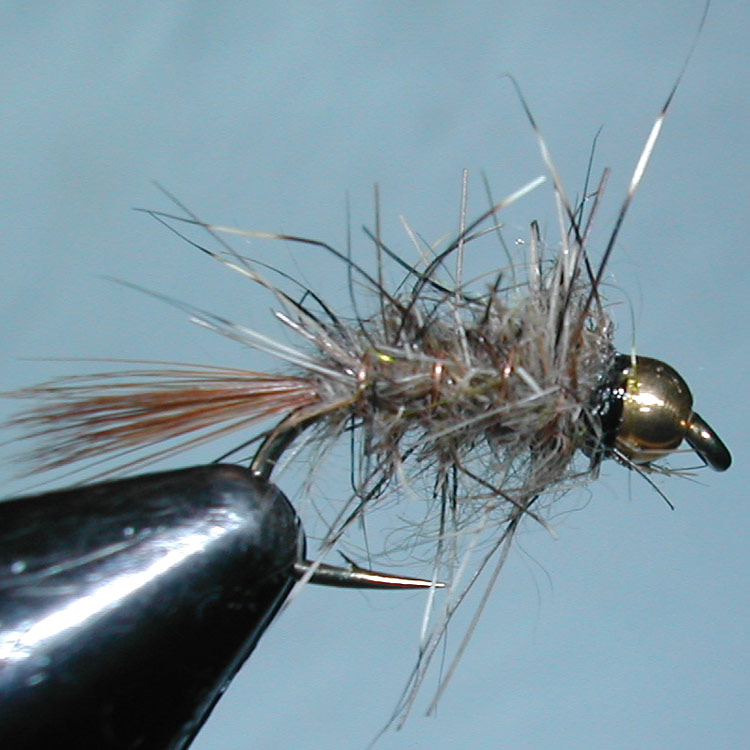 Hare&Copper Goldbead trout fly