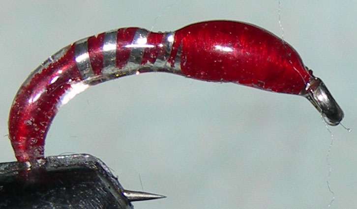 Red Blood Worm trout fly