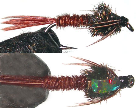 Red Pheasant Tail Flashback trout fly