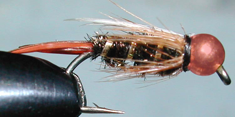 Tungsten Metallic Pinkbead Prince trout fly