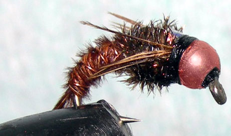 Tungsten Metallic Pinkbead Quasimoto trout fly